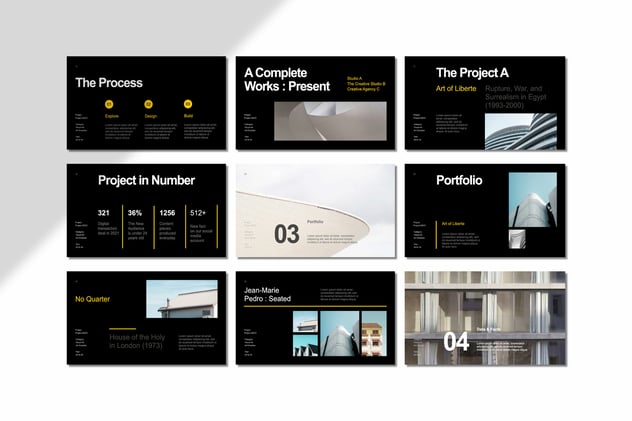 极简风格企业营销主题keynote模板 - 顶尖PPT