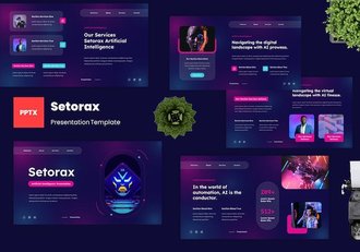 人工智能AI技术应用PPT模板 - 顶尖PPT