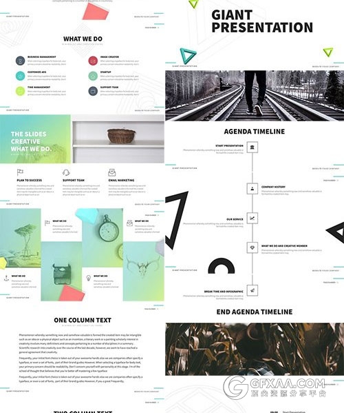131页极简文艺商务多用途PPT模板 - 顶尖PPT