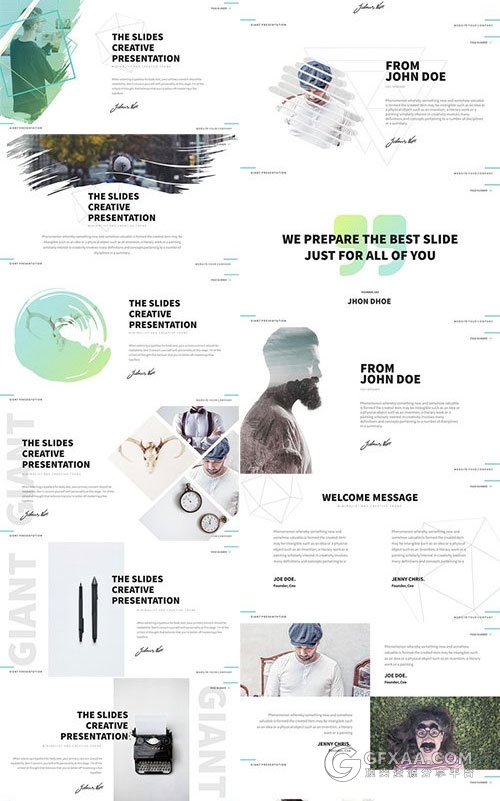 131页极简文艺商务多用途PPT模板 - 顶尖PPT