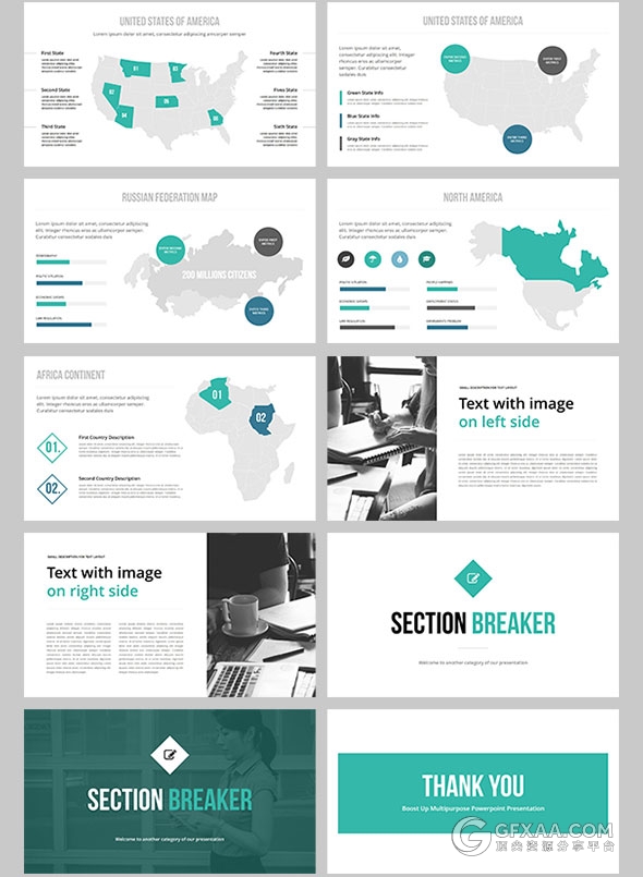 20种配色主题150页高端商务PPT模板 - 顶尖PPT