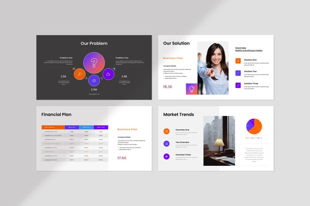 数字业务计划演示PPT模板 - 顶尖PPT