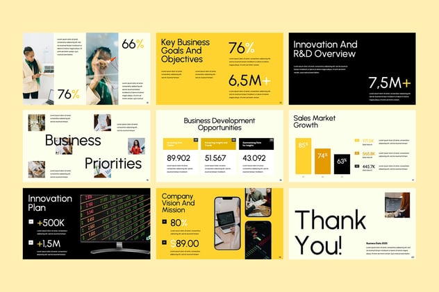 商业数据报告财务分析PPT模板 - 顶尖PPT