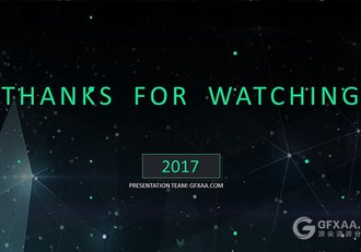 星空科技多用途PPT模板 - 顶尖PPT