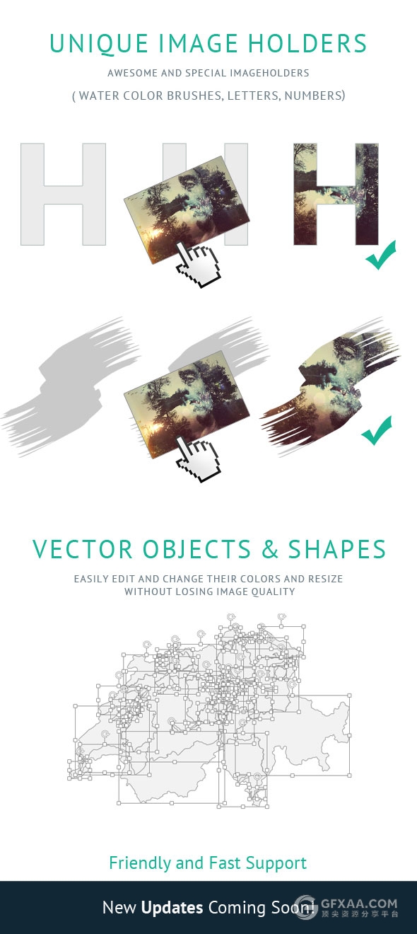 12120总页数30种配色主题多种字母剪影PPT模板 - 顶尖PPT