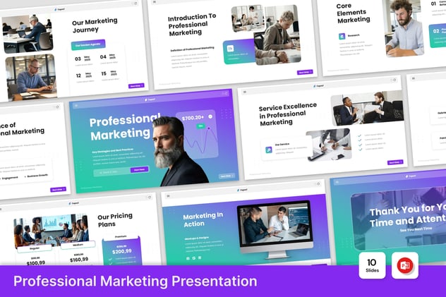 专业营销活动宣传PPT模板 - 顶尖PPT