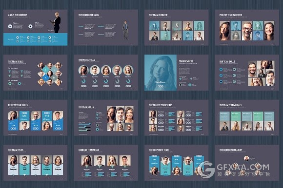 商业公司总结计划报告通用PPT模板 - 顶尖PPT