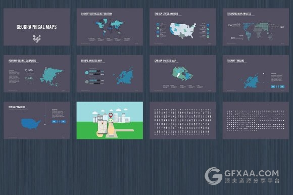 商业公司总结计划报告通用PPT模板 - 顶尖PPT