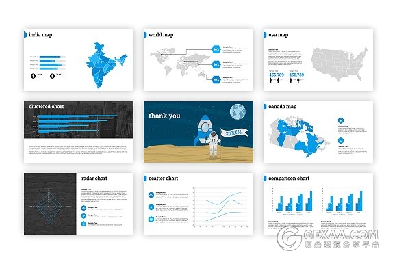 80页商务团队介绍业务合作PPT模板 - 顶尖PPT
