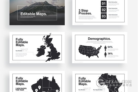 极简风格商务通用PPT模板 - 顶尖PPT