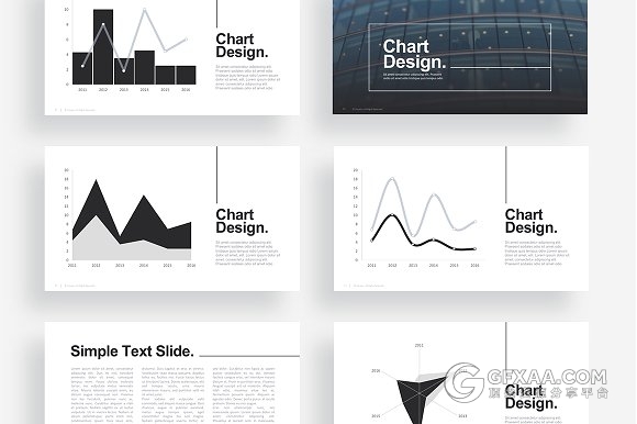 极简风格商务通用PPT模板 - 顶尖PPT