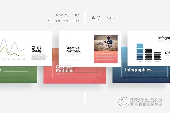 极简风格商务通用PPT模板 - 顶尖PPT