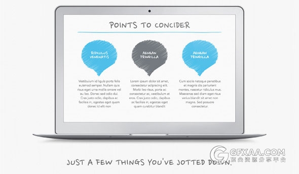 4:3手绘商务总结计划PPT模板 - 顶尖PPT