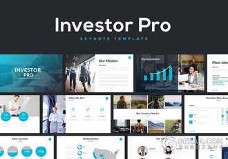 企业公司业务浅谈合作会议keynote模板 - 顶尖PPT