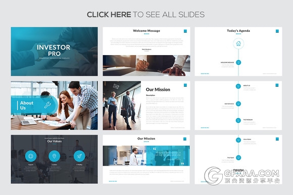 企业公司业务浅谈合作会议keynote模板 - 顶尖PPT