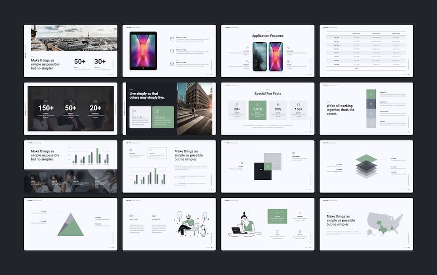 商务商务报告keynote模板 - 顶尖PPT