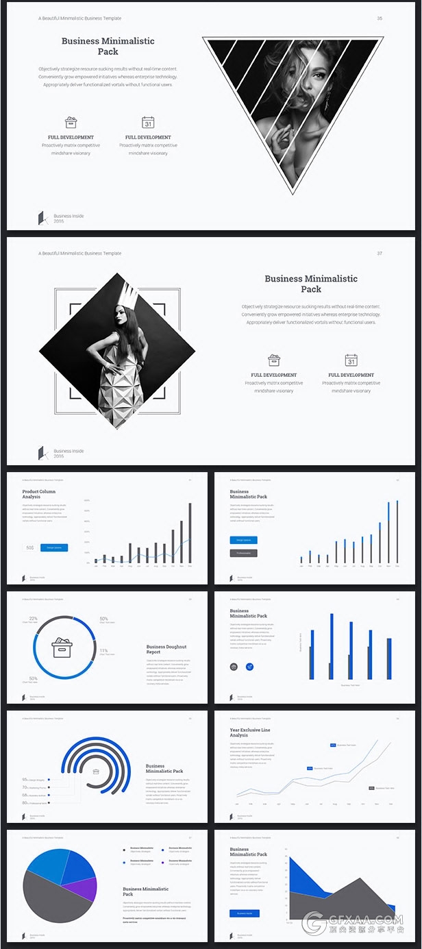 100页高大上动画keynote模板3种配色主题 - 顶尖PPT
