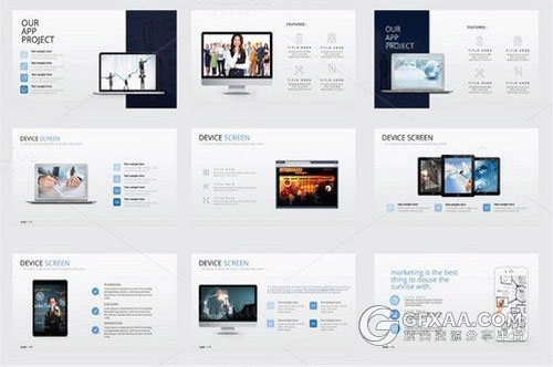 商务公司团队介绍业务合作keynote模板 - 顶尖PPT