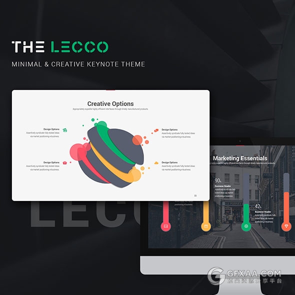 139页高清比例色彩图形图标keynote模板 - 顶尖PPT