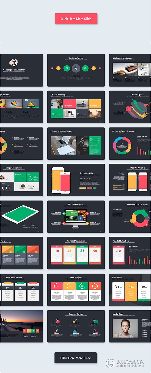 139页高清比例色彩图形图标keynote模板 - 顶尖PPT
