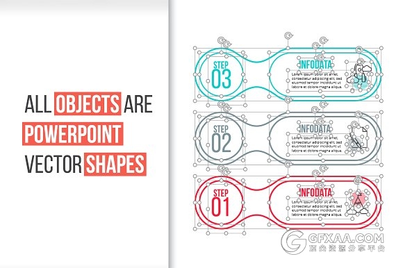 精美线性图形设计多种格式模板 - 顶尖PPT