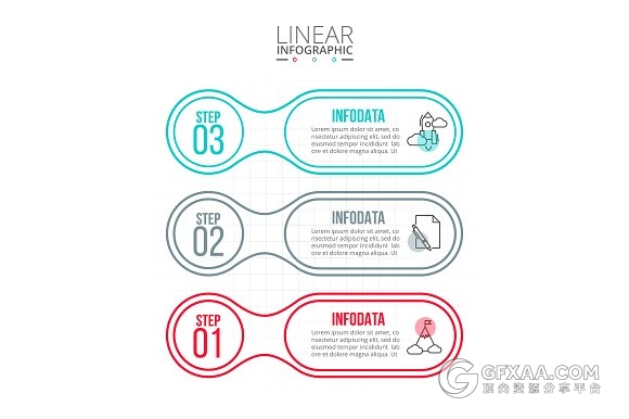 精美线性图形设计多种格式模板 - 顶尖PPT