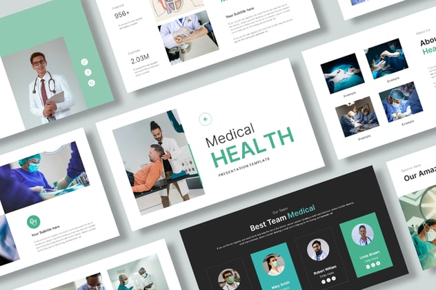医疗健康医学研究临床医疗医药推广PPT模板 - 顶尖PPT