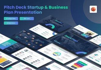 创业公司融资分析报告商业计划书商务PPT模板 - 顶尖PPT