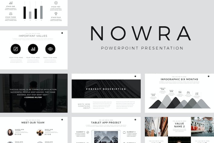 黑灰色商业计划企业合作营销策划多用途PPT模板 - 顶尖PPT