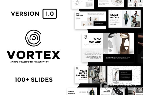 100页极简文艺摄影产品展示PPT模板 - 顶尖PPT