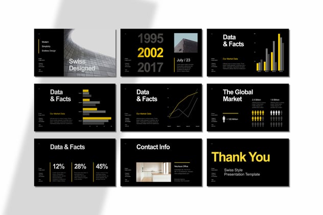 极简风格企业营销主题keynote模板 - 顶尖PPT