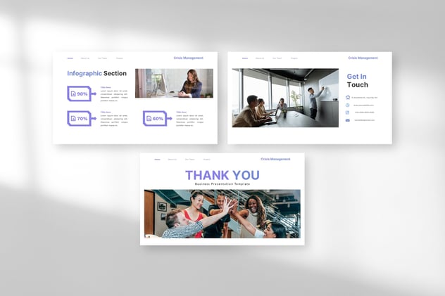 商业公司危机管理PPT模板 - 顶尖PPT