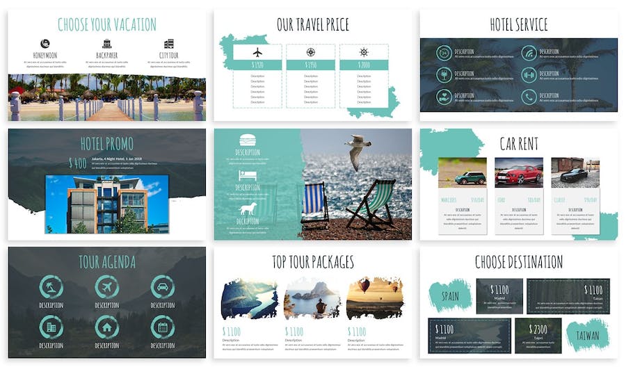 创意艺术设计作品展示PPT模板 - 顶尖PPT