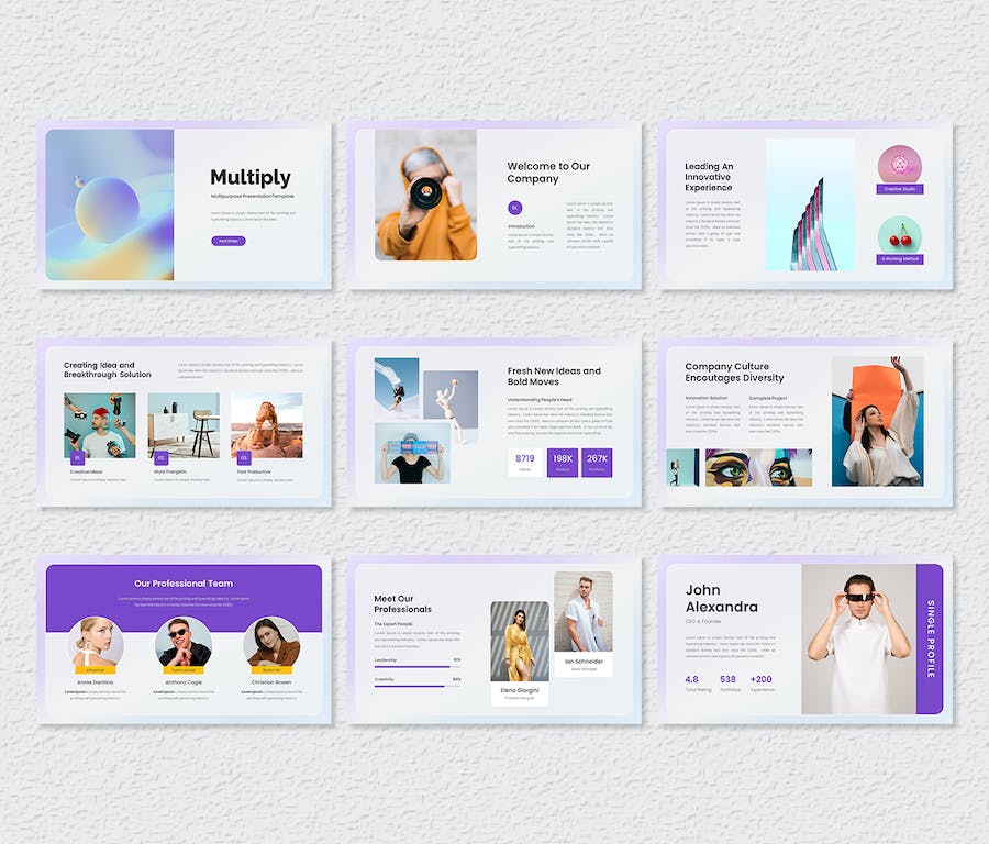 办公多用途场景适用PowerPoint模板 - 顶尖PPT