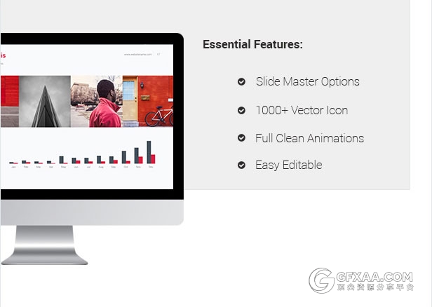 110页极简风格摄影图片产品展示keynote模板 - 顶尖PPT