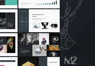 115页极简风格多用途产品展示PPT模板 - 顶尖PPT