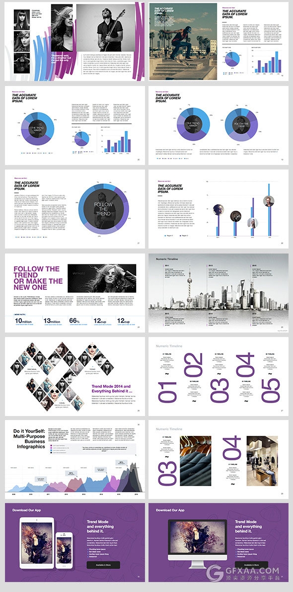 精美商务欧美风格多用途PPT模板 - 顶尖PPT