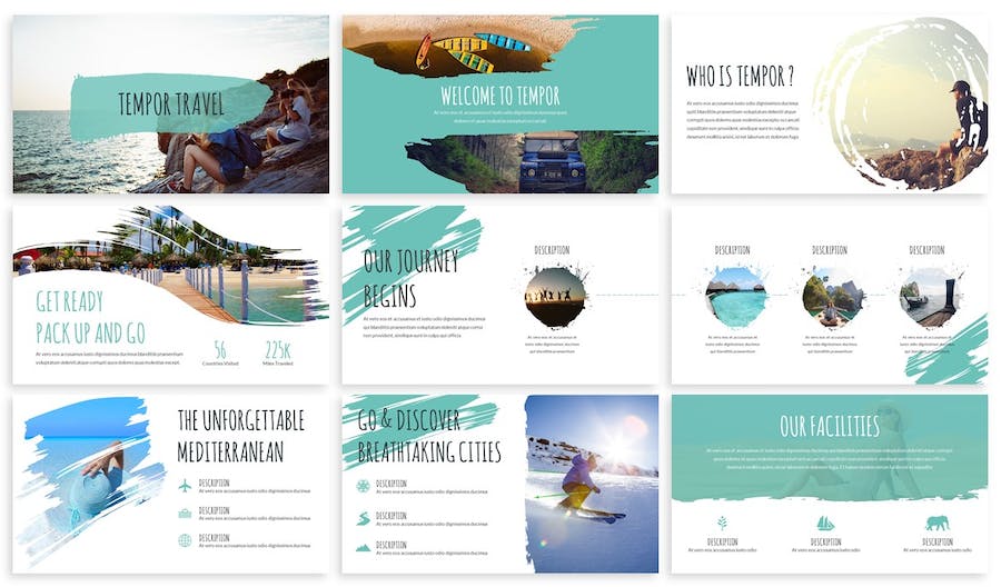 创意艺术设计作品展示PPT模板 - 顶尖PPT