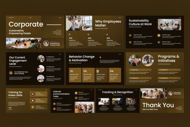 企业可持续发展人才培养keynote模板 - 顶尖PPT