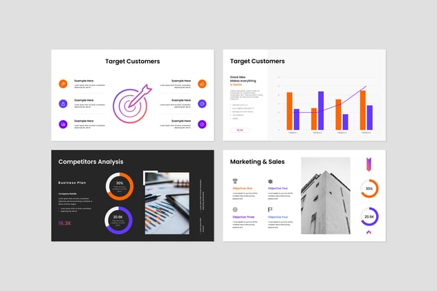 数字业务计划演示PPT模板 - 顶尖PPT