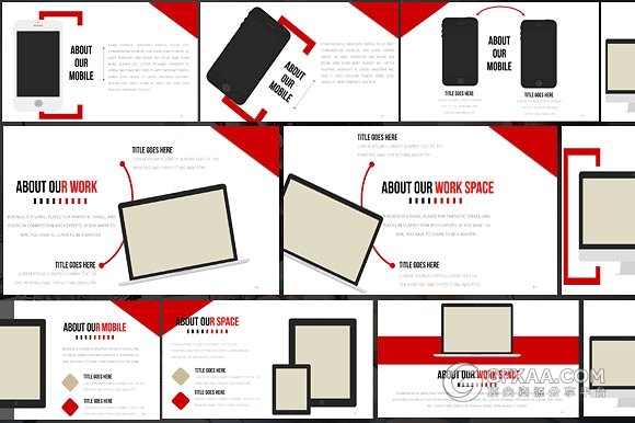 极简艺术图片展示风格PPT模板 - 顶尖PPT