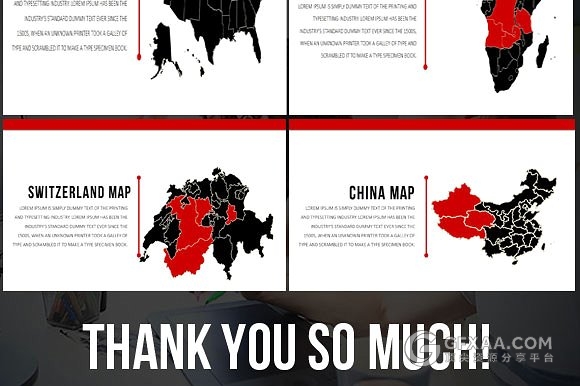 极简艺术图片展示风格PPT模板 - 顶尖PPT