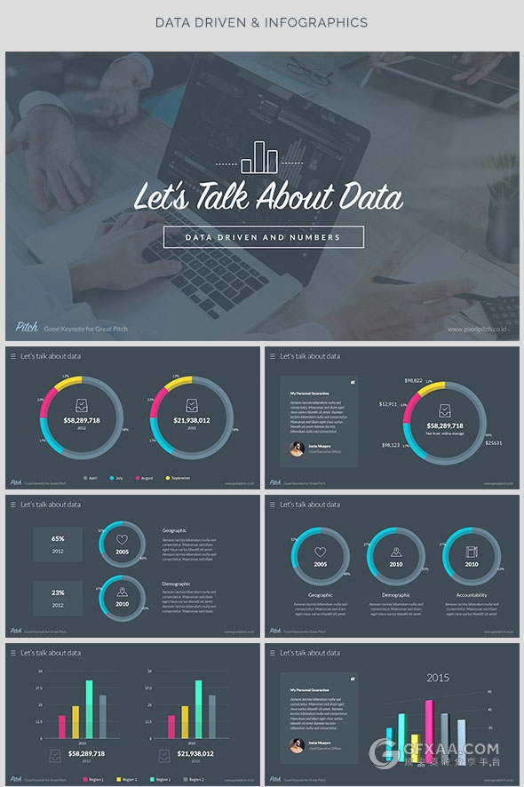 95页高端商务业务合作团队介绍keynote模板 - 顶尖PPT