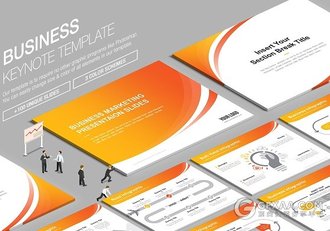 4:3精美渐变色系keynote多用途模板 - 顶尖PPT