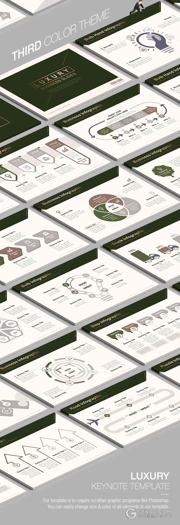 4:3创意信封设计keynote模板 - 顶尖PPT