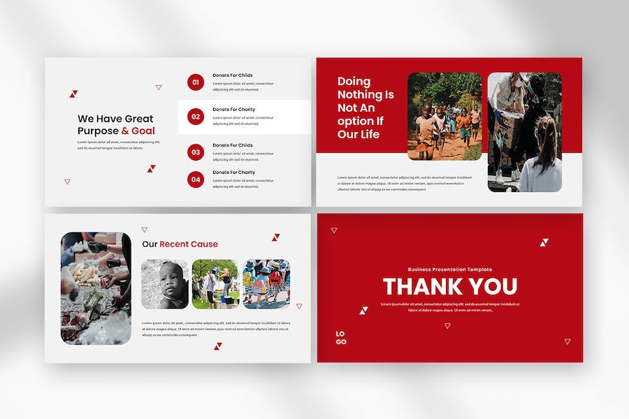 公益宣传慈善行业PPT模板 - 顶尖PPT