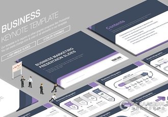 4:3创意商务团队多用途keynote模板 - 顶尖PPT