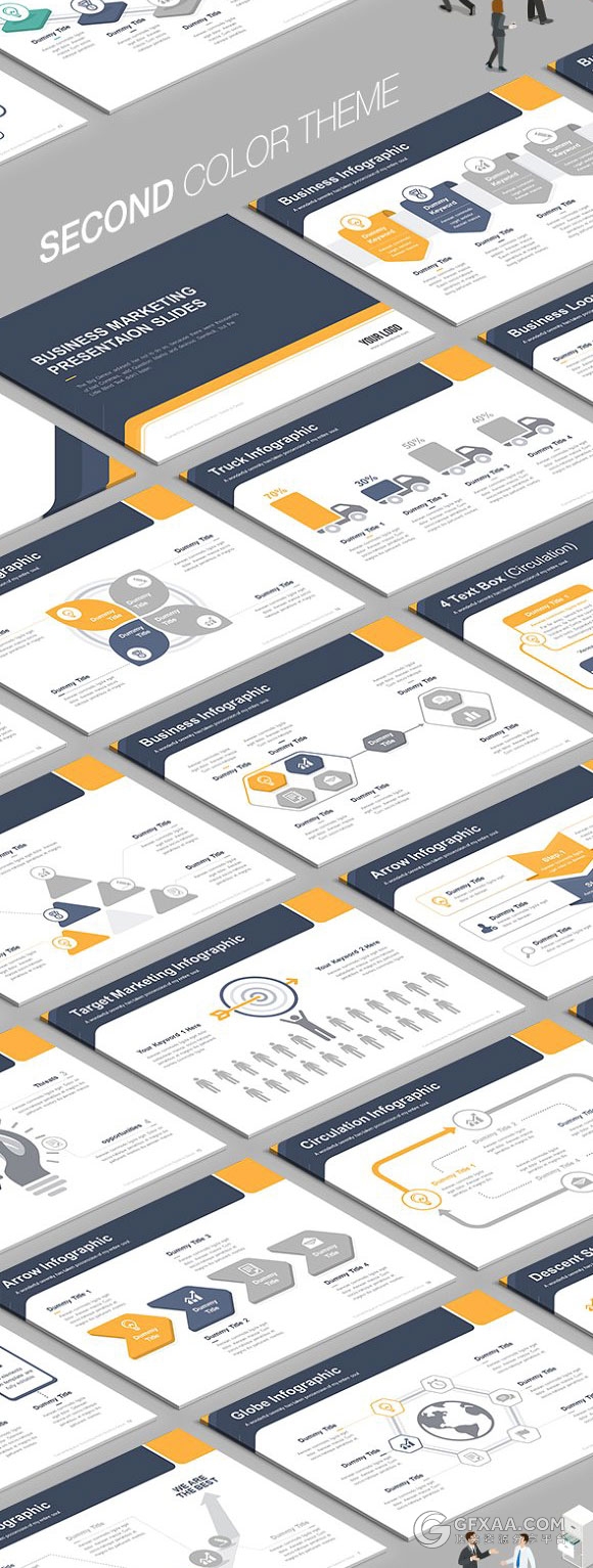 4:3创意商务团队多用途keynote模板 - 顶尖PPT