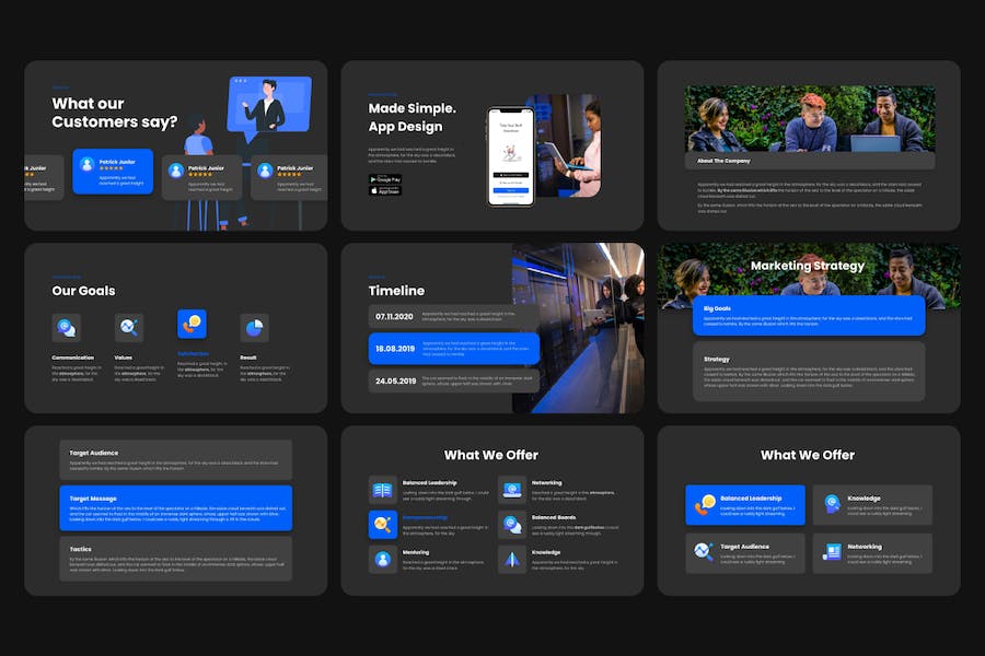 创意微立体商业商务通用keynote模板 - 顶尖PPT