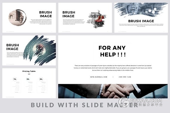 204页极简商务团队业务合作keynote模板 - 顶尖PPT